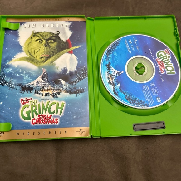 Dr. Seuss How the Grinch Stole Christmas (DVD, 2001) Collector's Ed.  WideScreen - Picture 6 of 7